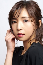 Ms. Akie Shibukawa is a beautiful Japanese & Asian fashion model in black shirt.