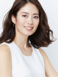 Ms. Hikane Doki is wearing a white shirt, she is a Japanese & Asian beauty fashion model.